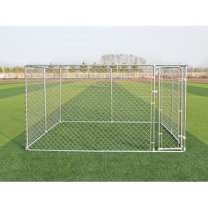 4x2.3x1.82M Thick Hot Galvanized Fence Big Dog Kennel/Metal Run/Pet house/Outdoor Exercise Cage