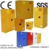 China Single Door Red Heavy Duty Steel Flammable Liquid Chemical Storage Cabinets With Doors / 1 Shelf wholesale
