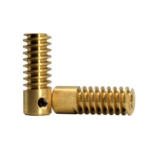 China Módulo de bronze fazendo à máquina AGMA 7 da ligação 0,5 do Type1 do parafuso da engrenagem de sem-fim do CNC supplier