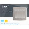 China GNW56BK british standard 4 gang 2 way wall switch,human body sensor lightswitch, wholesale