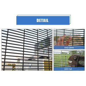 China Subida anti del 1.2-6m 358 verdes Mesh Panel Welded For Factory supplier
