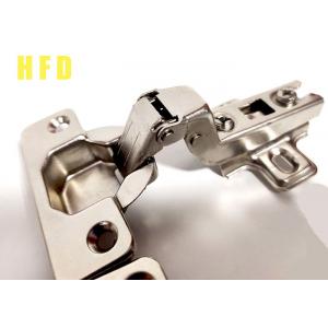 China Inset Steel Nickel Plated Cabinet Door 90 Degree Hinge Four Hole supplier