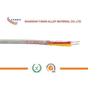 China Fiberglass Insulated Type K Thermocouple Wire With Tailor - Made Color Code supplier