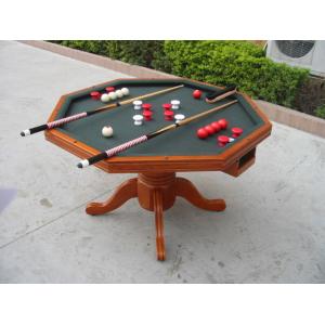 3 In 1 Poker Game Table Solid Wood Bumper Pool Poker Table For Tournament