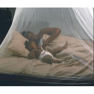 White Anti Insect Netting , Diamond / Hexagonal Mesh Mosquito Net For Bed