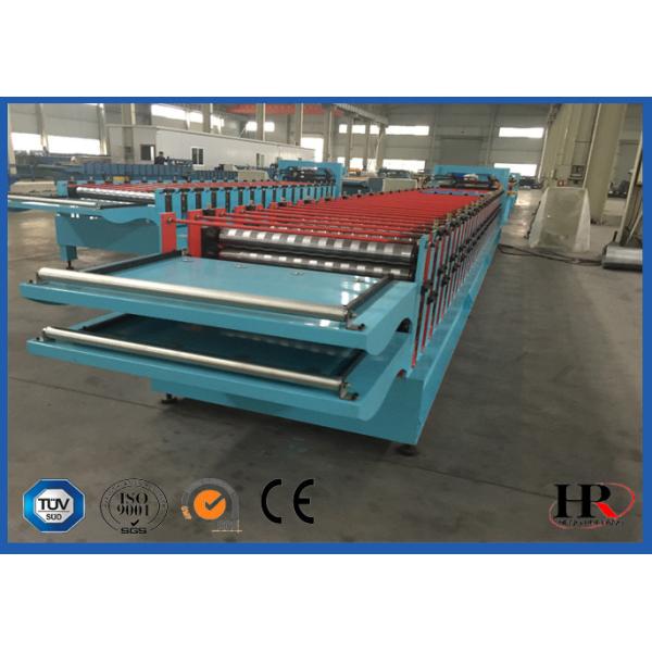 China La capa doble coloreó el rollo de acero del tejado que formaba la máquina con el desenrollamiento del SGS aprobado supplier