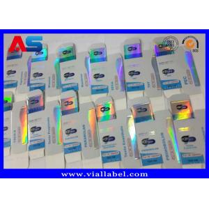 Primobolan 10ml Vial Boxes Laser Holographite Printing Euro Gen Rx Deisgn blue box pharmaceutical packaging