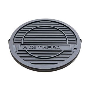 China GGG50 Material Ductile Iron Manhole Cover with 150KN Load Capacity and Heavy Thermal Gravity Casting wholesale