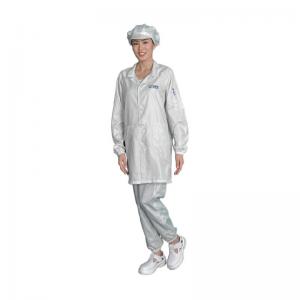 China esd Manufacture Washable Polyester Esd Fabric Garments esd Coverall Anti-static Antistatic Cleanroom Apparel supplier