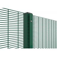 China pvc coated anti climb 358 high security wire mesh fence anti-cut wall fence on sale