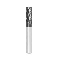 China .25 .375 Carbide End Mill Cutter 8mm 35 Degree Cnc End Mill Cutter For Steel 4Fl on sale