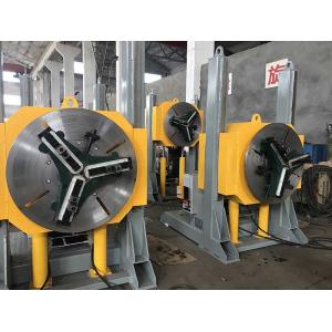 China 1T Capacity Welding Rotators Positioners , Manual Height Adjustment Tube Welding Positioner supplier