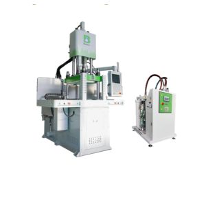 China Liquid Vertical Injection Molding Machine With Double Sliding Board on sale