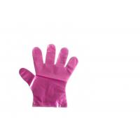 China Polyethylene Disposable medical hand gloves Customzied Color OEM / ODM Service on sale
