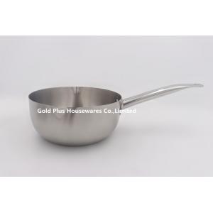 20cm High quality kitchenware stainless steel milkpan saucepan frying pan for Kitchen