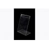 China L Shape Clear Acrylic Sign Holder , Acrylic Table Tent Holders For Shop wholesale