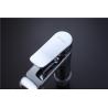 Single Handle Vanity Sink Faucets Brass Mixer Tap Black Surface Ceramic Valve