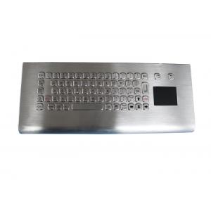 China Easy clean long stroke kiosk industrial wall-mounted keyboard with touchpad , 68 key supplier