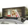 SMD1415 Aluminum Taxi Roof Led Display Panels 5500 Nits Luminance For GIF SWF