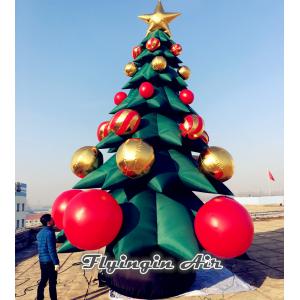China Large Inflatable Christmas Tree for Outdoor Christmas Supplies supplier