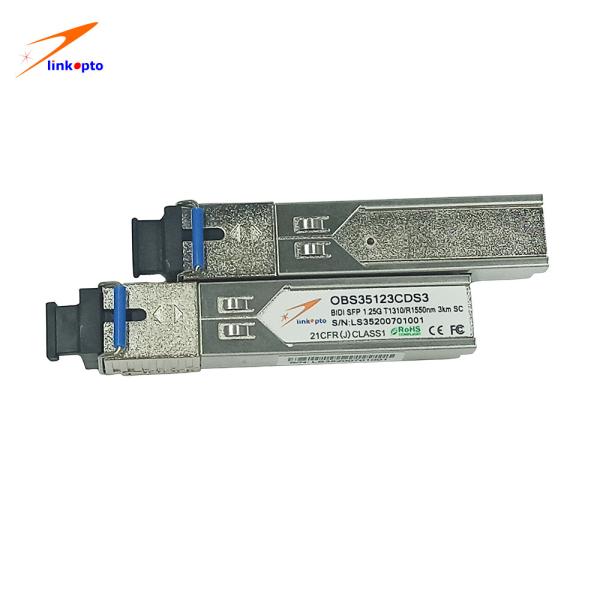 módulo óptico enchufable compacto del SC Sfp, rendimiento del transmisor-receptor del Sfp del gigabit alto