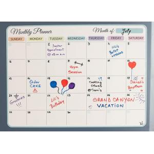 China 2. Magnetic Fridge Dry Erase Monthly Planner - Stain Resistant &amp; Easy to Wipe Clean wholesale