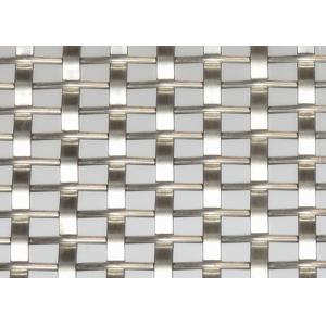 SS316 Natural Colour Weave Mesh Decorative Wire Mesh Panel For Architectural Woven Wire Mesh