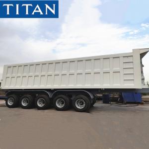 TITAN 5 Axles Hydraulic Tipper Trailer for Sand/Stone/Coal/Mineral Transport