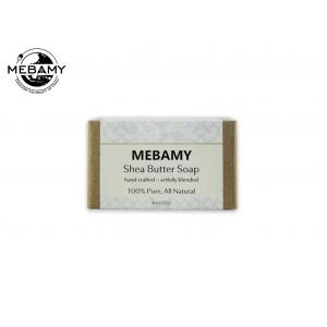 China 100% Organic Handmade Shea Butter Soap , Smooth Beauty Bar Soap Skin Moisturizing supplier