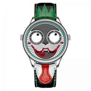 Fashion Alloy Quartz Wrist Watch Clown Face wearresistant Multipurpose