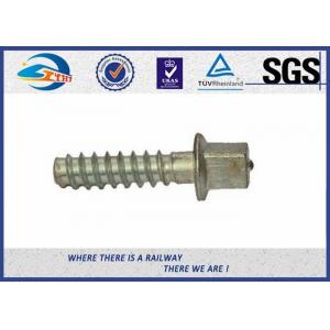 China Head forming DIN Standard Coach Railway Sleeper Screws Plain oiled For Sleeper supplier