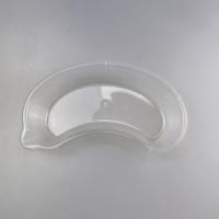 China Plastic Disposable Kidney Dish Transparent 800cc With Curved Mouth on sale