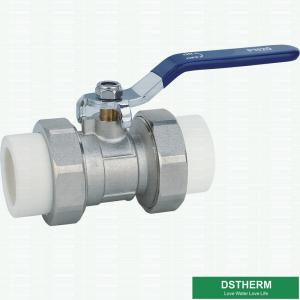 China Ppr Double Union Ball Valve Male Female Union Ball Valve High Pressure Strong Quality supplier