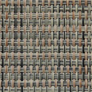 China Teslin Woven Eyelet Mesh Fabric For Beach Chair 70% PVC 30% Polyester supplier