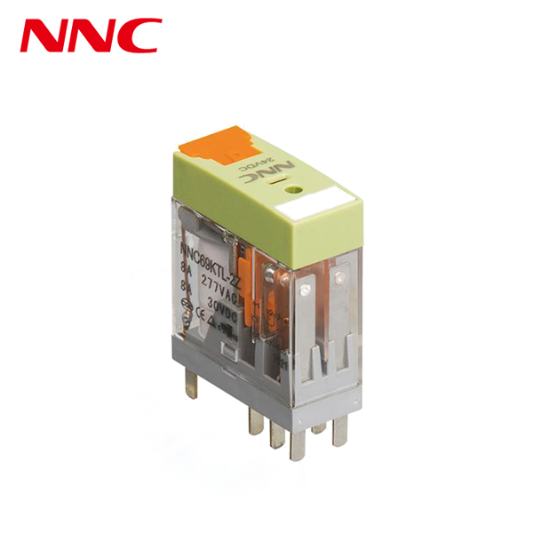 China NNC Miniature PCB Transparent Relay NNC69KTL Relay with LED Indicator and lockable test button wholesale
