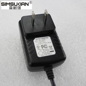 China full load 15V2A usa ac plug with  UL FCC listed AC DC Adapter supplier