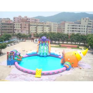 China Rental business / Party Amusement Inflatable Water Park Octopus Slide supplier