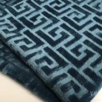 China Bedding Pillowslip Blanket Fleece Fabric Brushed Geometric on sale