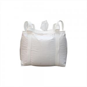 White Loops Food Grade Bulk Bags FIBC With PE Liner For Food Packaging