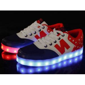 Dance Neon LED Light Up Sneakerss Remote Control For Music Festival