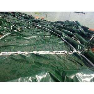 Customizable Silt Curtain for Water Depth Skirt Material PVC BOOM Material Rubber and Foam Filled