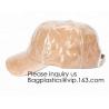 New Design Custom Tyvek&Pvc Hat/Adjustable Clear Pvc Baseball Cap/Washable Tyvek