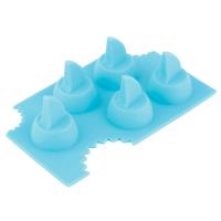 China Shark Fin Food Grade Silicone Ice Tray Maker Jelly Pudding Mould Bar Tool DIY Ice Cube Mold on sale