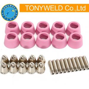 China Durable SG55 Electrode Nozzle Plasma Cutter Spares For Plasma Torch Cutter supplier