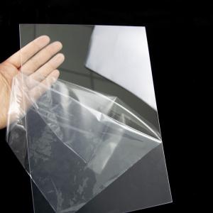 China Rigid 0.3MM Double Sided Fogproof Clear PET Film For Face Shield supplier