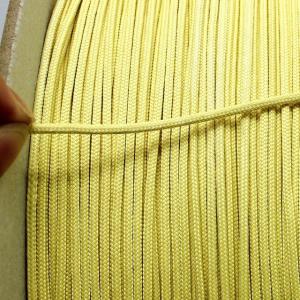China 5.5*5.5mm Braided Kevlar aramid rope for tamglass landglass northglass tempered glass machine wholesale