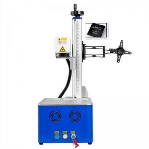 20watt 8m/S Metal Tag 3d Laser Engraving Machine With Windows XP 7