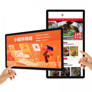 42 inch android system wall mount online photo edit touch screen digital signage lcd player