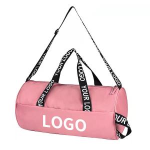 China Custom Large Fitness Travel Duffle Bag Waterproof Polyester Mens Sports Gym Duffel Bag supplier