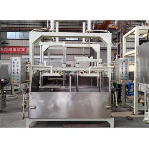 China Semi Automatic Recycling Pulp Tray Machine With Sun Drying / 1200pcs / H supplier